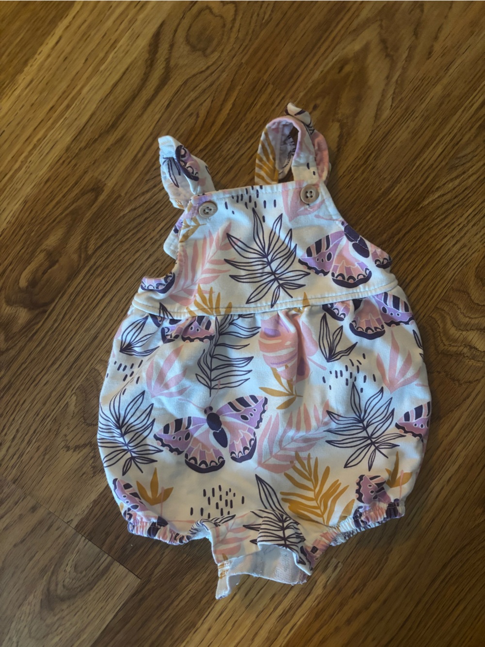 Pekkle Baby Floral Butterfly Romper